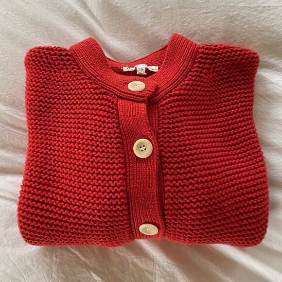 Alex Mill Nico Crewneck Cotton Cardigan (XS) - Picture 1 of 6